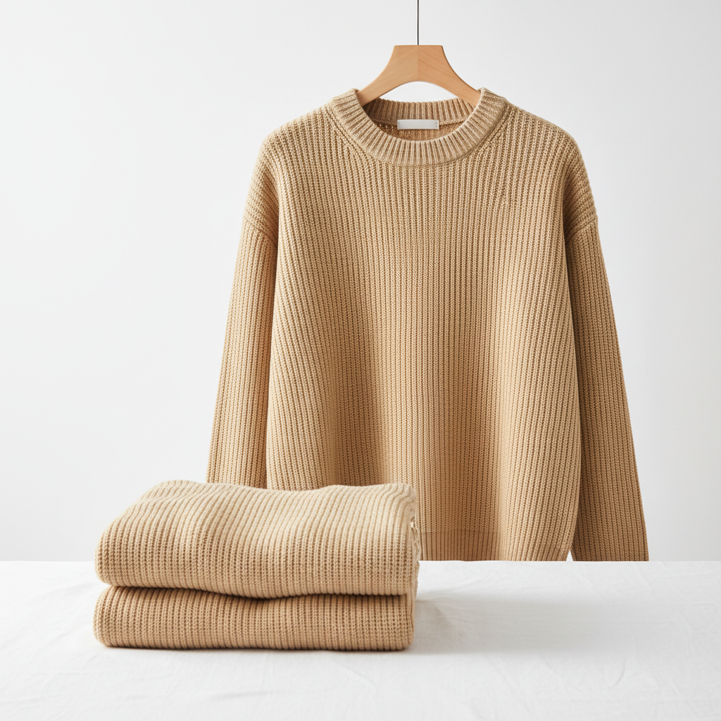 Zain Ribbed Knit Sweater
