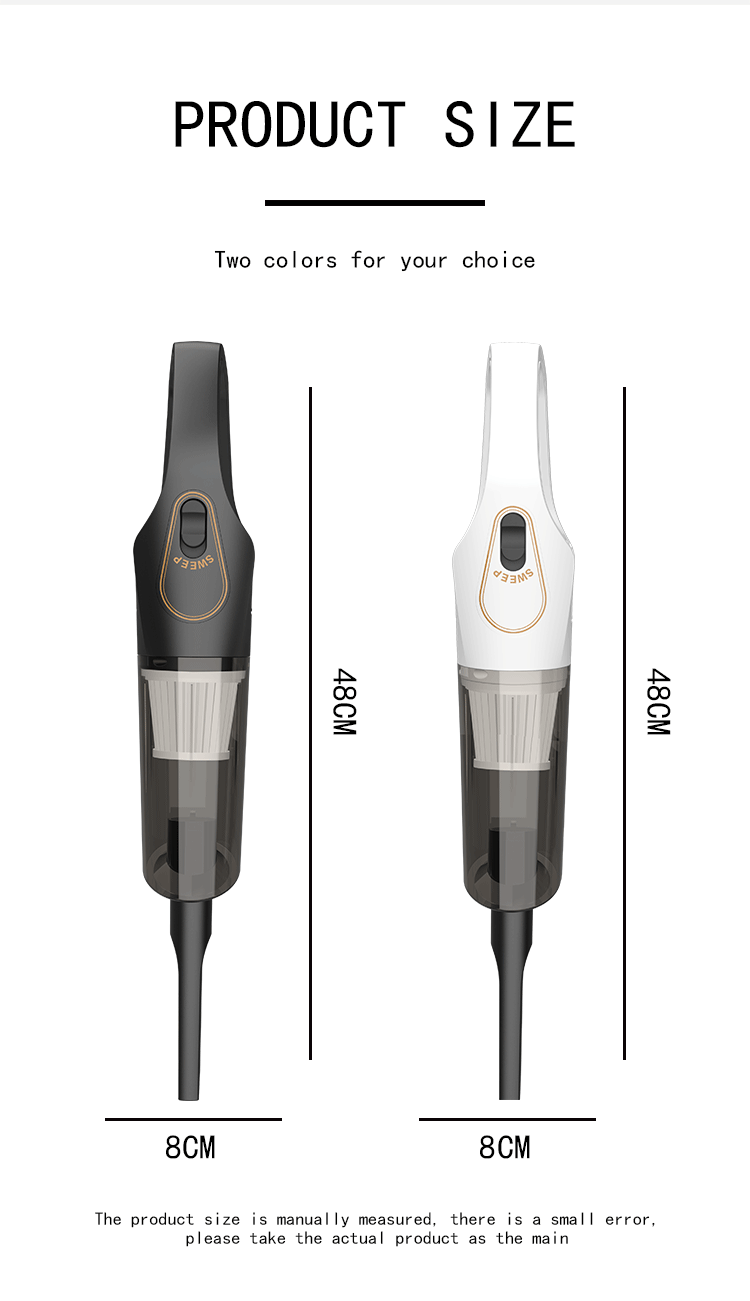 Cross-border vacuum cleaner S9D small household large suction cleaner car wireless portable handheld vacuum cleaner