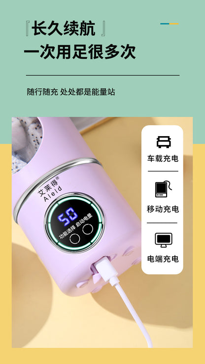 New high-end cross-border juicer household crushed ice juice cup portable rechargeable juicer outdoor 12 knife wireless