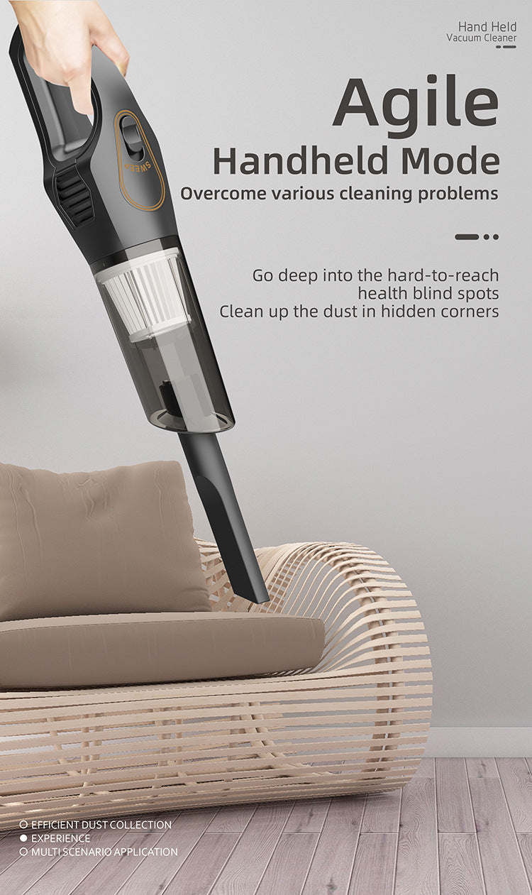 Cross-border vacuum cleaner S9D small household large suction cleaner car wireless portable handheld vacuum cleaner