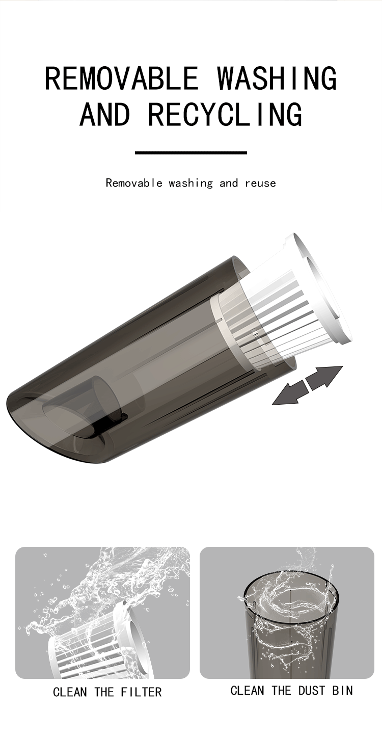 Cross-border vacuum cleaner S9D small household large suction cleaner car wireless portable handheld vacuum cleaner