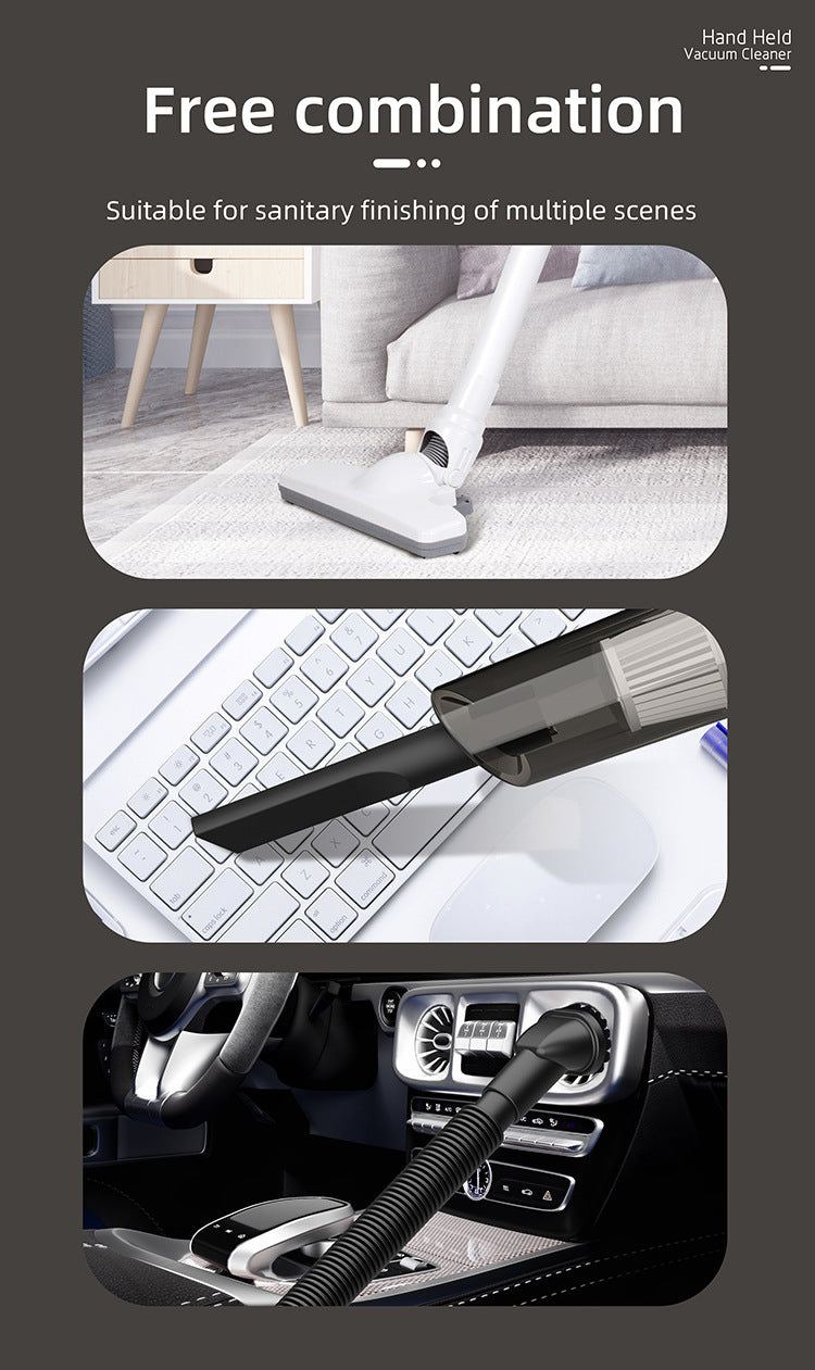Cross-border vacuum cleaner S9D small household large suction cleaner car wireless portable handheld vacuum cleaner