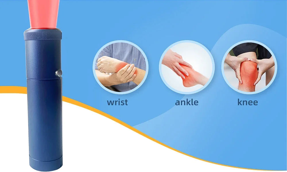 Handheld Red Infrared Light Therapy Wand, Portable Home Physiotherapy for Oral &amp; Joint Care