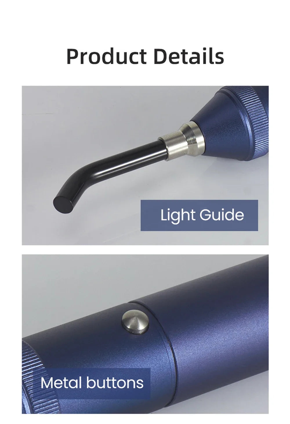 Handheld Red Infrared Light Therapy Wand, Portable Home Physiotherapy for Oral &amp; Joint Care
