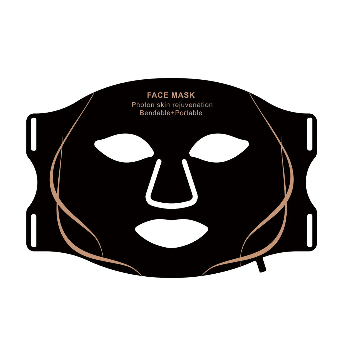 7 Color LED Face Mask with Neck Wireless Portable Red Light Therapy for Anti-Aging, Wrinkles, Skin Rejuvenation, Home Use