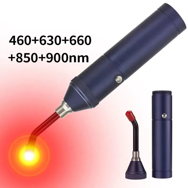 Handheld Red Infrared Light Therapy Wand, Portable Home Physiotherapy for Oral &amp; Joint Care