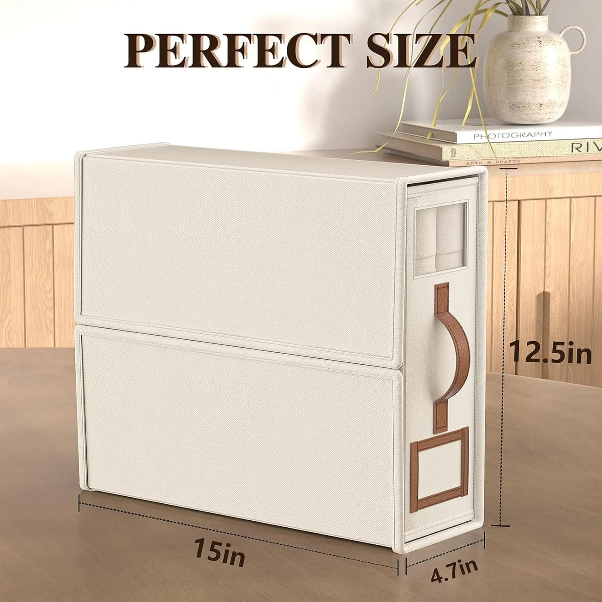 Foldable Bed Sheets Set Organizers,Linen Fabric Closet Organizers with Window,Bedding Storage Box for Bedsheets and Pillow