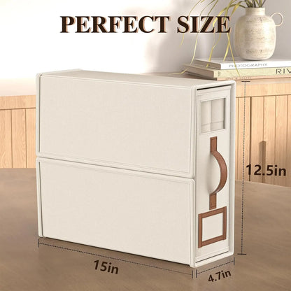 Foldable Bed Sheets Set Organizers,Linen Fabric Closet Organizers with Window,Bedding Storage Box for Bedsheets and Pillow