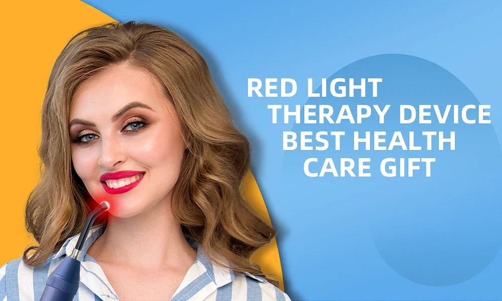 Handheld Red Infrared Light Therapy Wand, Portable Home Physiotherapy for Oral &amp; Joint Care