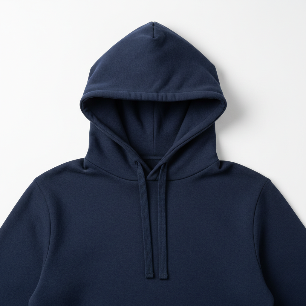 Zain Minimalist Hoodie in Navy