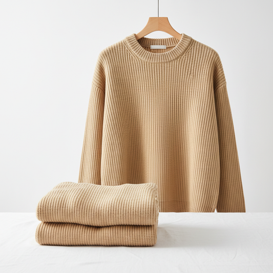 Zain Ribbed Knit Sweater